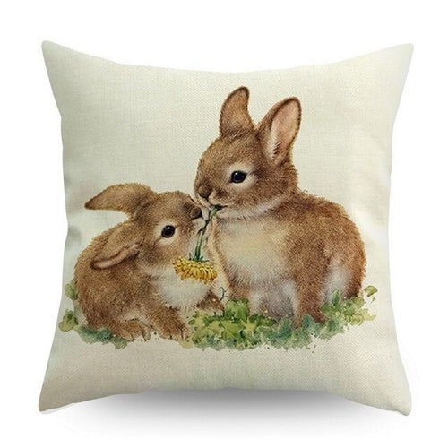 DIDIHOU Bunny Pillowcase Easter Rabbit Eggs