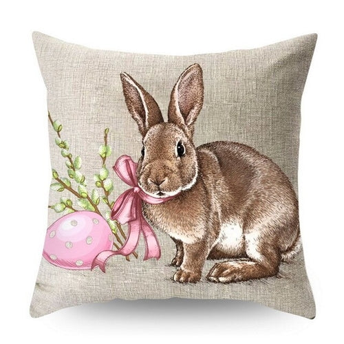 DIDIHOU Bunny Pillowcase Easter Rabbit Eggs