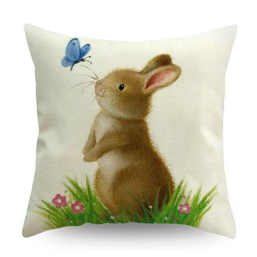 DIDIHOU Bunny Pillowcase Easter Rabbit Eggs