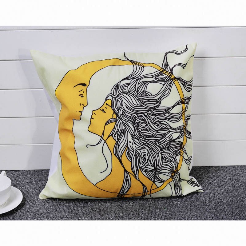 DIDIHOU Geometric Cushion Cover Christmas Cushion