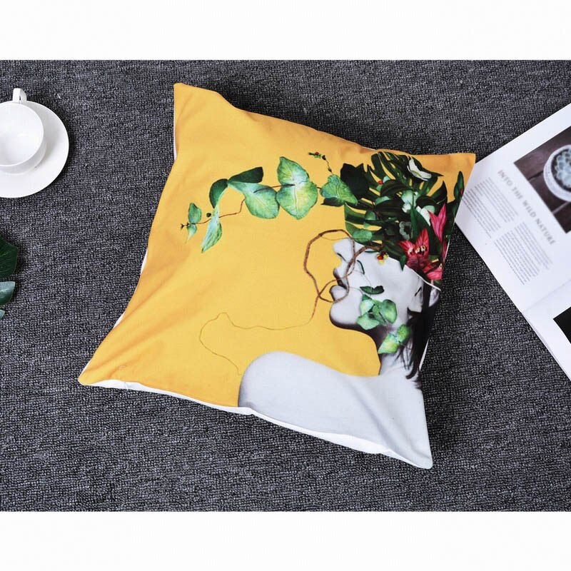 DIDIHOU Geometric Cushion Cover Christmas Cushion