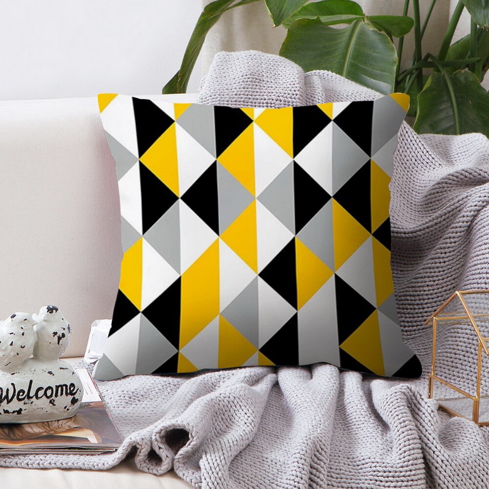DIDIHOU Geometric Printed Throw Cushion Pillow