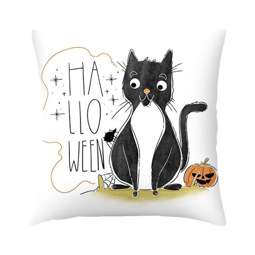 DIDIHOU Halloween Cushion Cover Ghost Castle