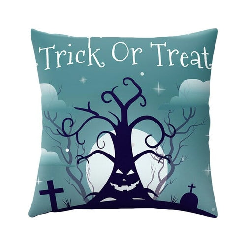 DIDIHOU Halloween Cushion Cover Ghost Castle