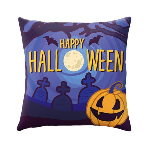 DIDIHOU Halloween Cushion Cover Ghost Castle