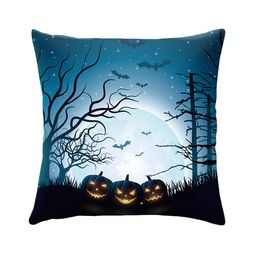 DIDIHOU Halloween Cushion Cover Ghost Castle