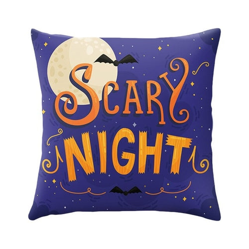 DIDIHOU Halloween Cushion Cover Ghost Castle