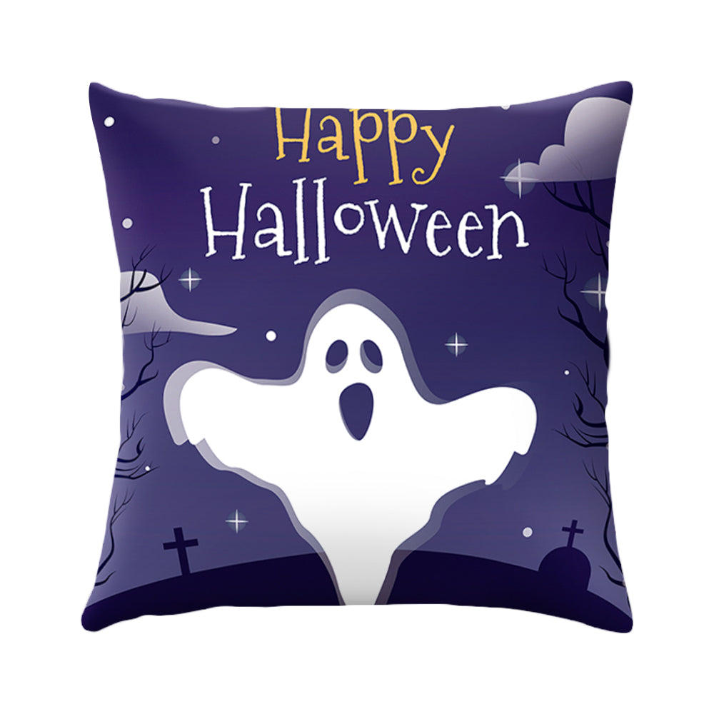 DIDIHOU Halloween Cushion Cover Ghost Castle