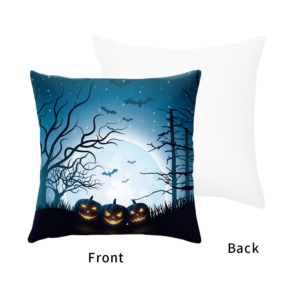 DIDIHOU Halloween Cushion Cover Ghost Castle