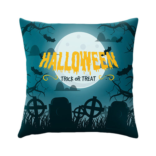 DIDIHOU Halloween Cushion Cover Pumpkin Castle