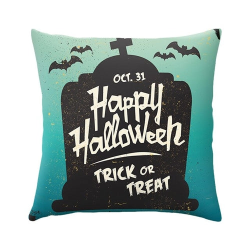 DIDIHOU Halloween Cushion Cover Pumpkin Castle