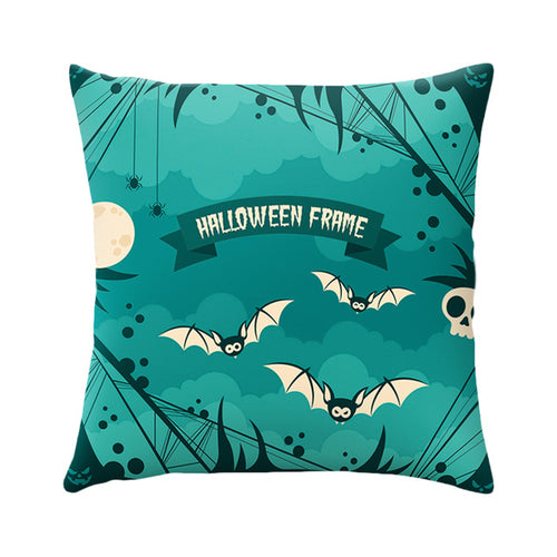 DIDIHOU Halloween Cushion Cover Pumpkin Castle