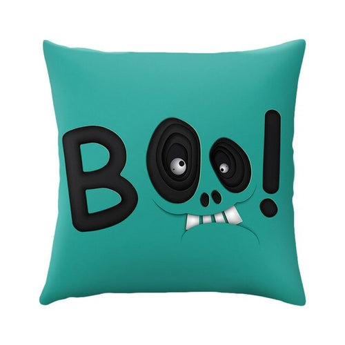DIDIHOU Halloween Cushion Cover Pumpkin Castle