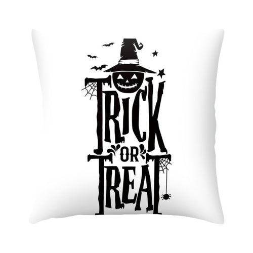 DIDIHOU Halloween Cushion Cover Trick Or Treat
