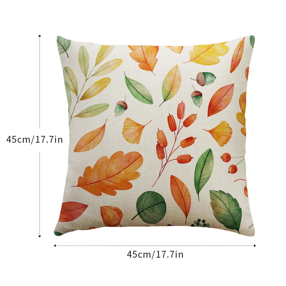DIDIHOU Maple Leaf Pattern Throw Pillow Cushion