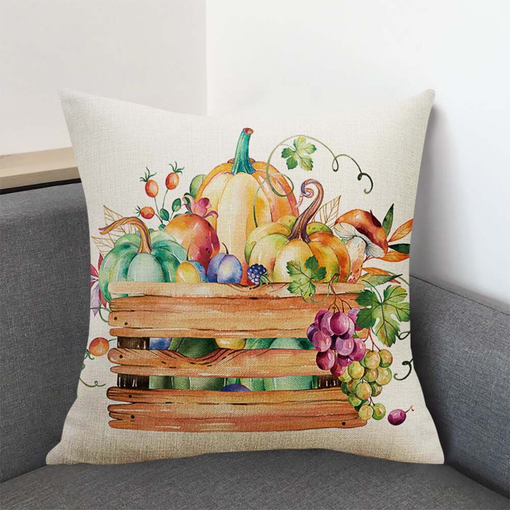 DIDIHOU Maple Leaf Pattern Throw Pillow Cushion