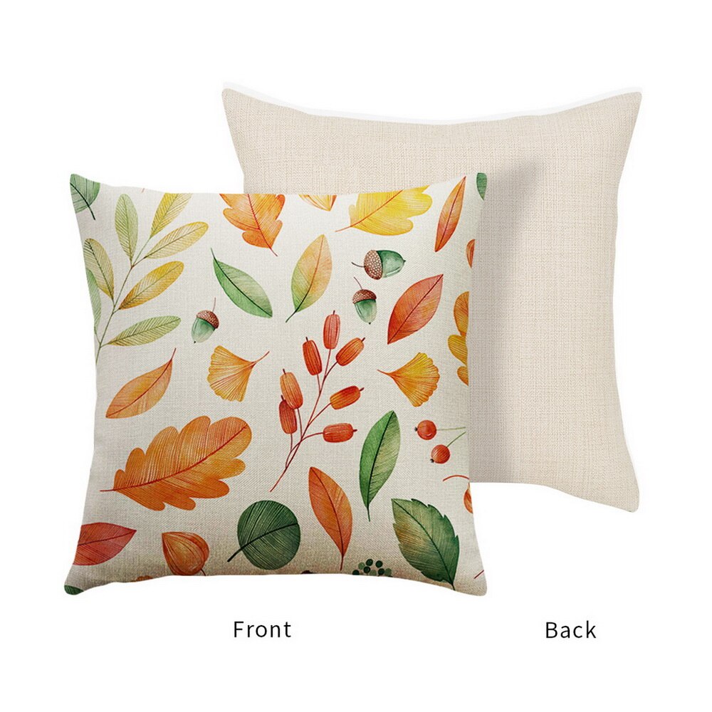 DIDIHOU Maple Leaf Pattern Throw Pillow Cushion