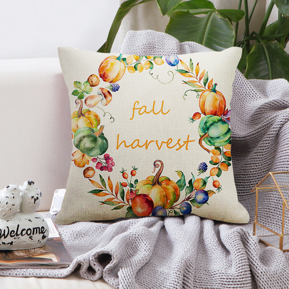 DIDIHOU Maple Leaf Pattern Throw Pillow Cushion