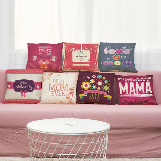 DIDIHOU Mother's Day Pillow Case Cover Printed