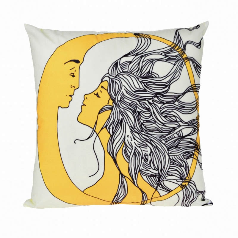 DIDIHOU Pineapple Leaf Yellow Throw Pillow Case