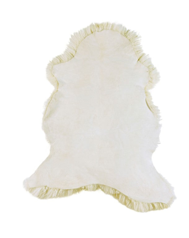 Échte Schapenvacht | Natural wit/creme | 85x45cm