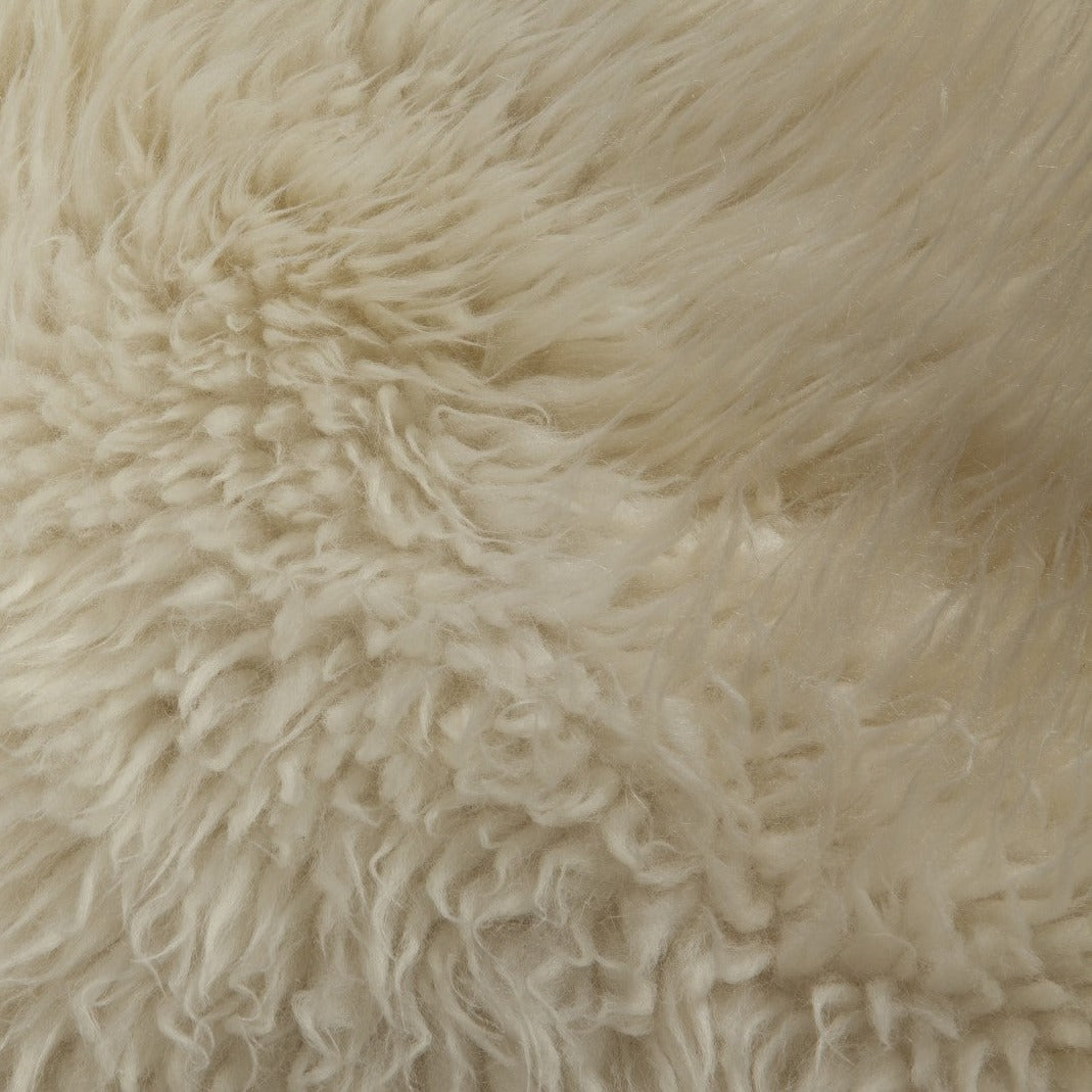 Échte Schapenvacht | Natural wit/creme | 85x45cm