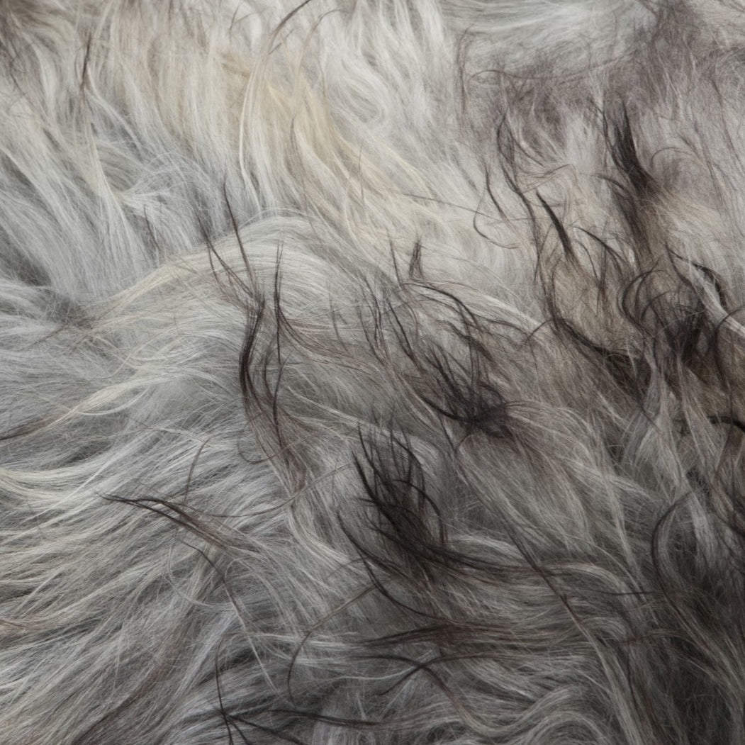 4x Schapenvacht IJslands | Natural grijs | 140 x 210cm