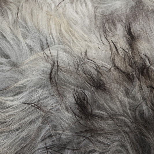 4x Schapenvacht IJslands | Natural grijs | 140 x 210cm