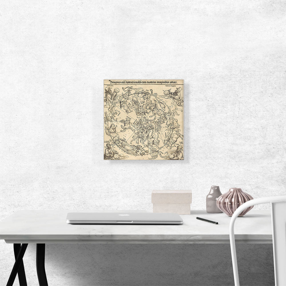 Celestial Map of The Northern Hemisphere - Northern Sky