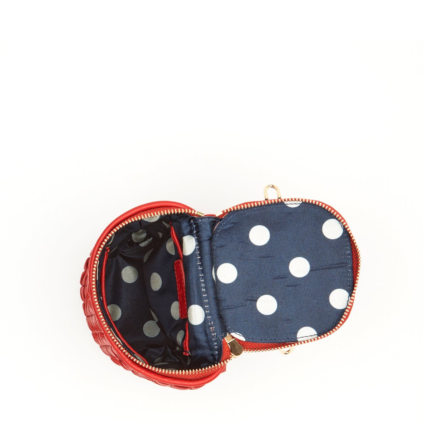 SUSU Red Leather Purse Mini Crossbody Bag Weave Small Bucket Bag