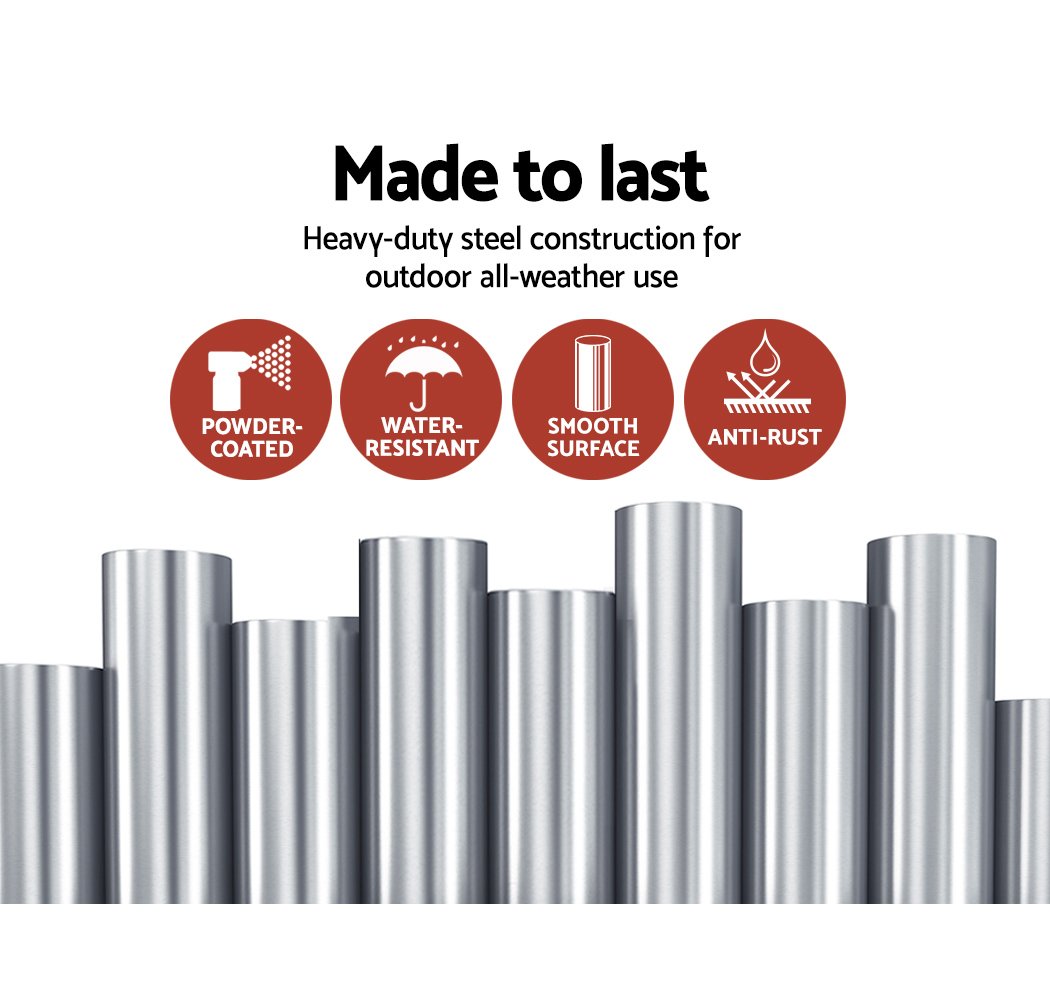 Grillz Fire Pit BBQ Outdoor Camping Portable Patio Heater Folding