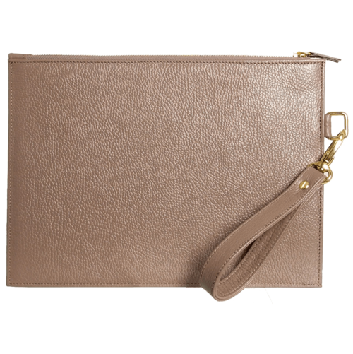 Pebbled Leather Folio Savannah