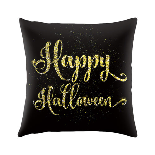 Halloween Cushion Cover Happy Halloween Print