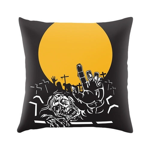 Halloween Cushion Cover Happy Halloween Print
