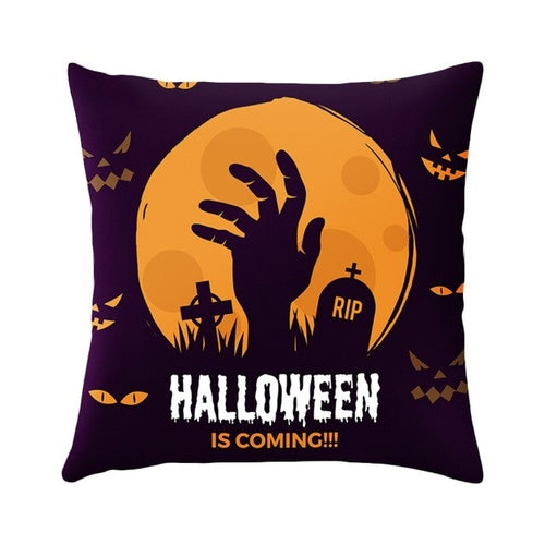 Halloween Cushion Cover Happy Halloween Print