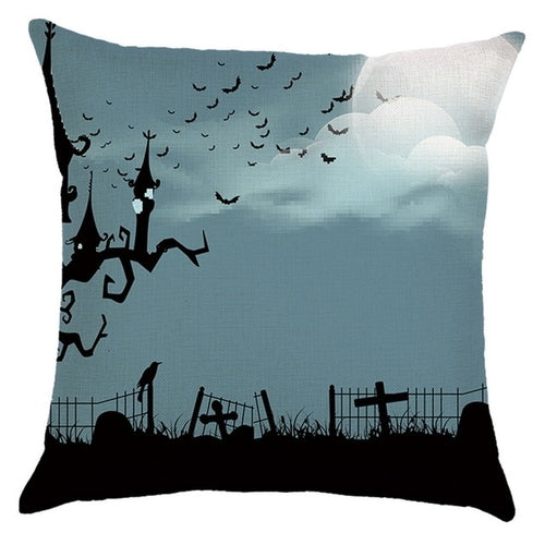 Halloween Cushion Cover High Qulity Linen Throw