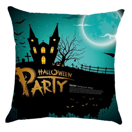 Halloween Cushion Cover High Qulity Linen Throw