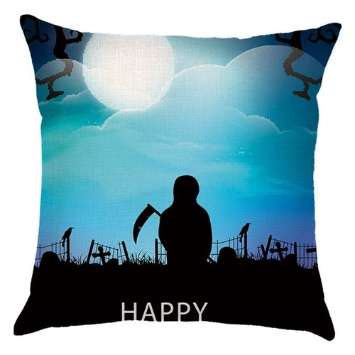 Halloween Cushion Cover High Qulity Linen Throw