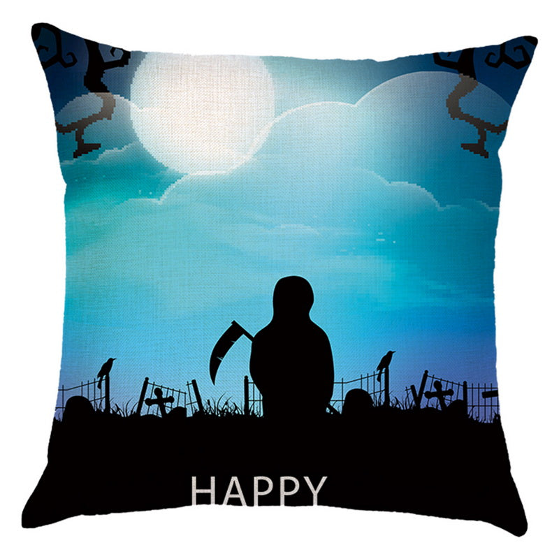 Halloween Cushion Cover High Qulity Linen Throw