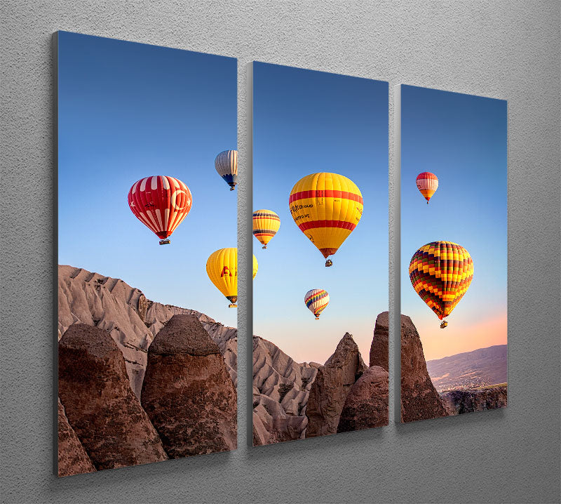 Hot Air Balloons 3 Split Panel Canvas Print