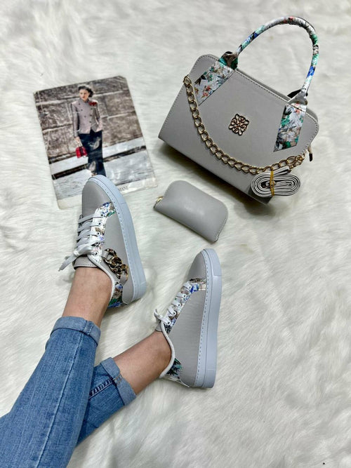 Mini Bag Sneaker & Wallet Matching Set