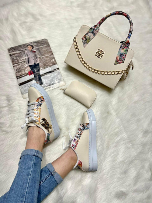Mini Bag Sneaker & Wallet Matching Set