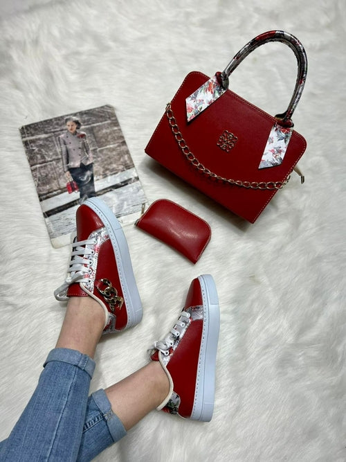 Mini Bag Sneaker & Wallet Matching Set