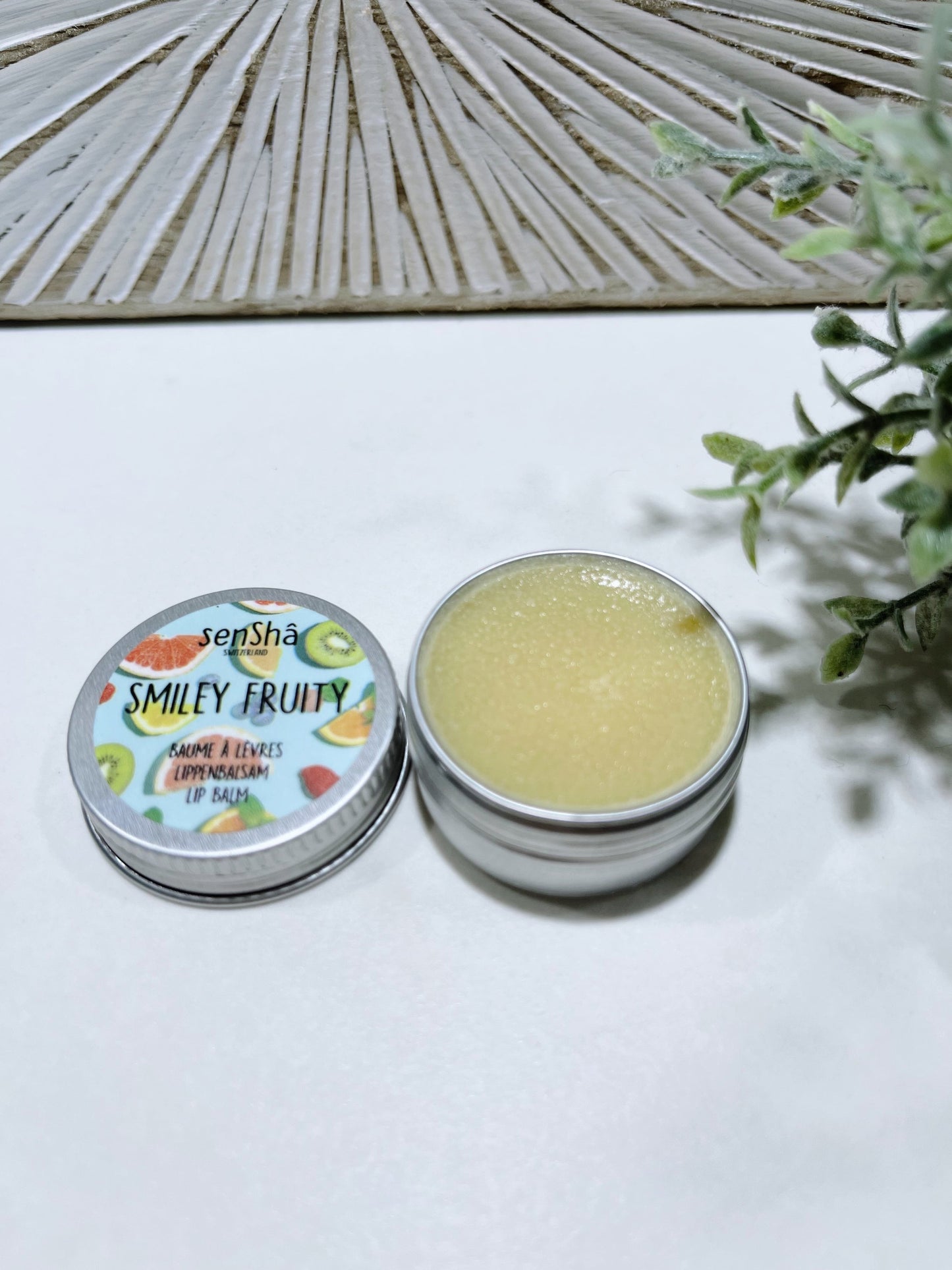 Smiley Fruity 10ml Baume à lèvres en pot