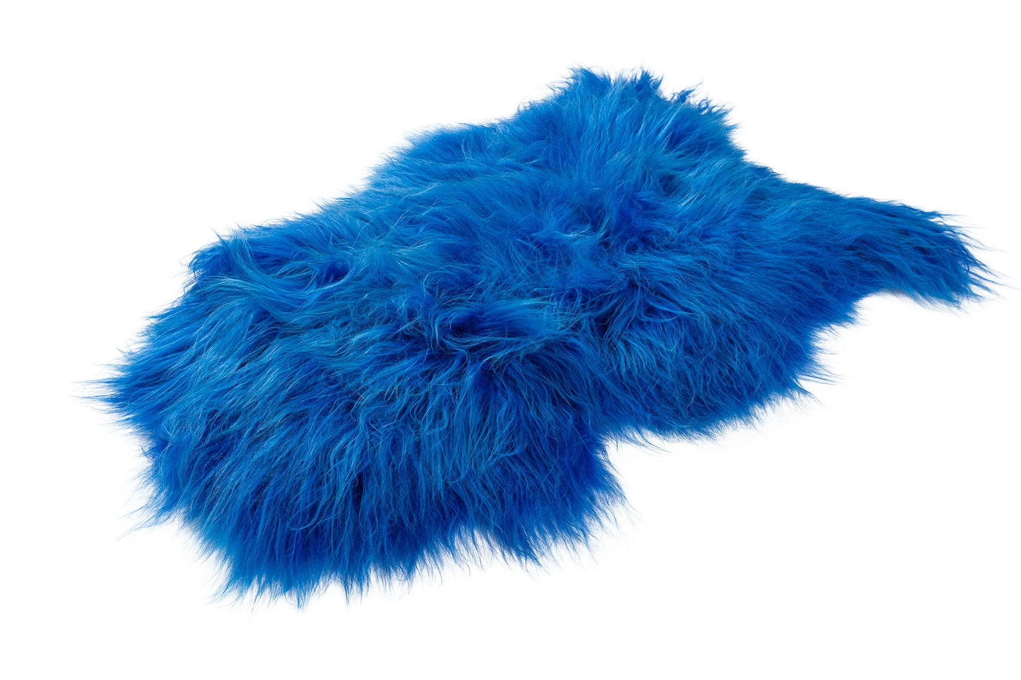 Schapenvacht IJslands | Blauw | 100 x 65cm