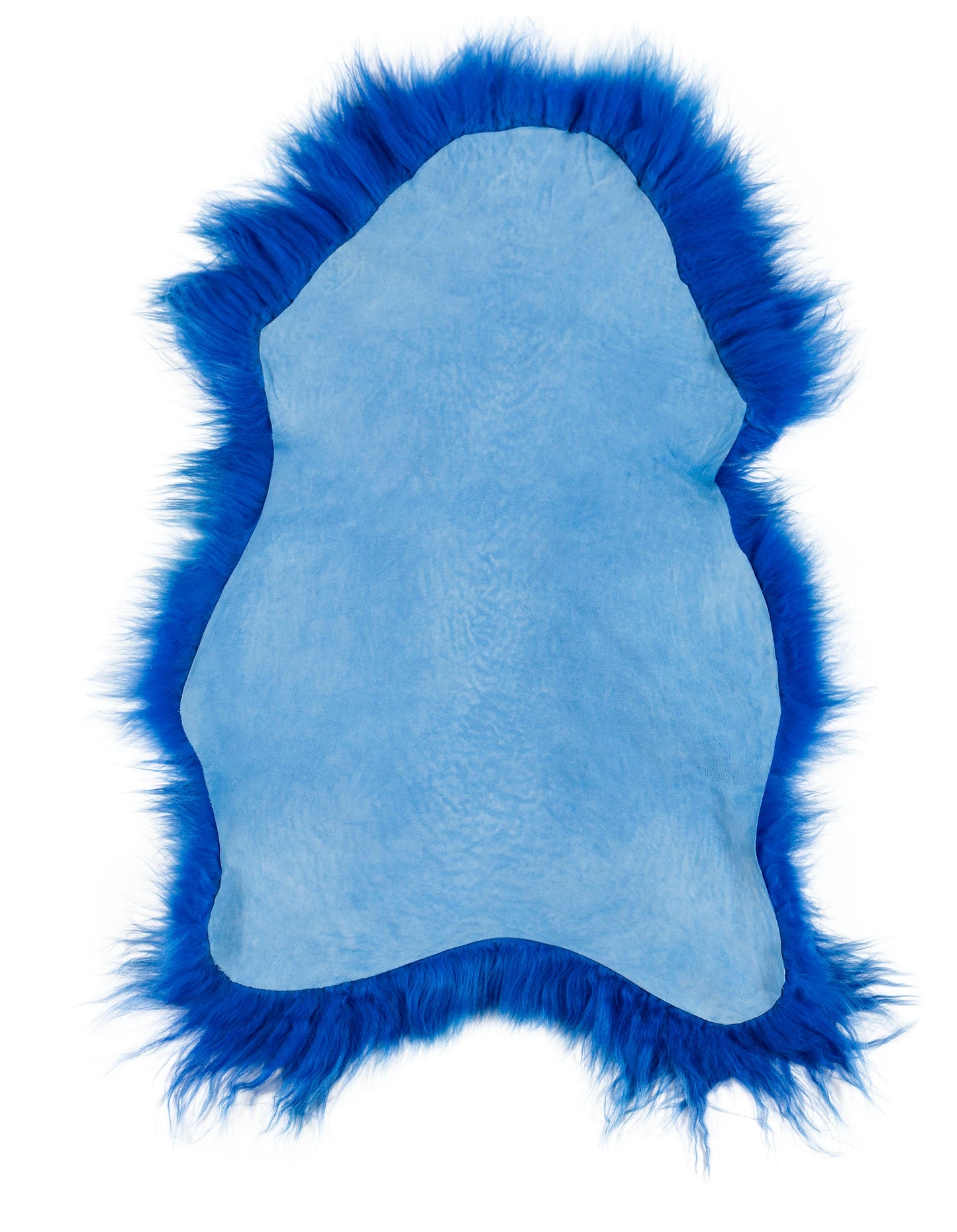 Schapenvacht IJslands | Blauw | 100 x 65cm