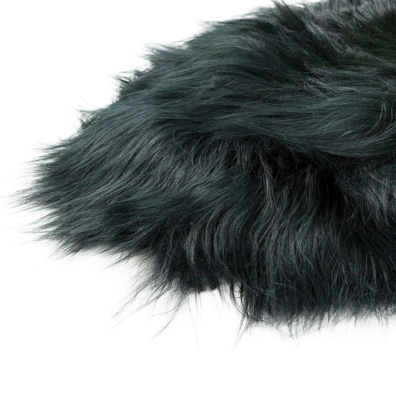 Schapenvacht IJslands | Donkergroen | 100 x 65cm