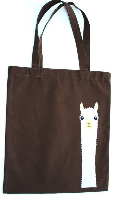 Alpaca Watching Tote Bag