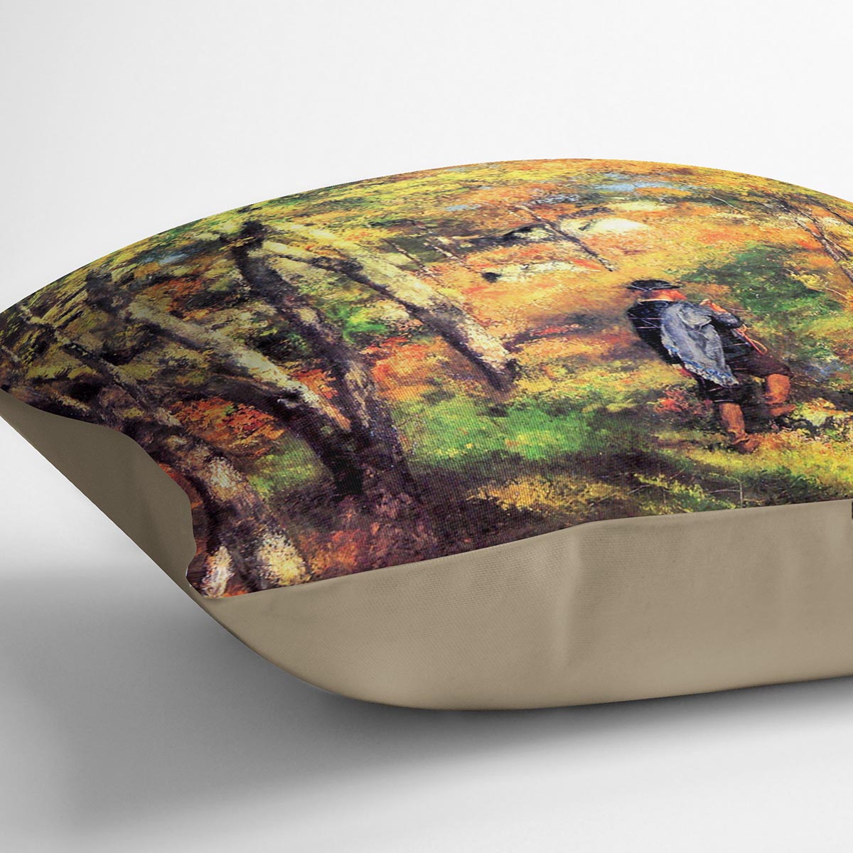 Jules le Coeur and his dogs by Renoir Cushion