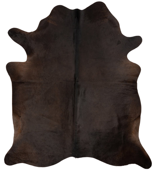 K800 | Unieke Koeienhuid XL | Donkerbruin | ca.210 x 180cm